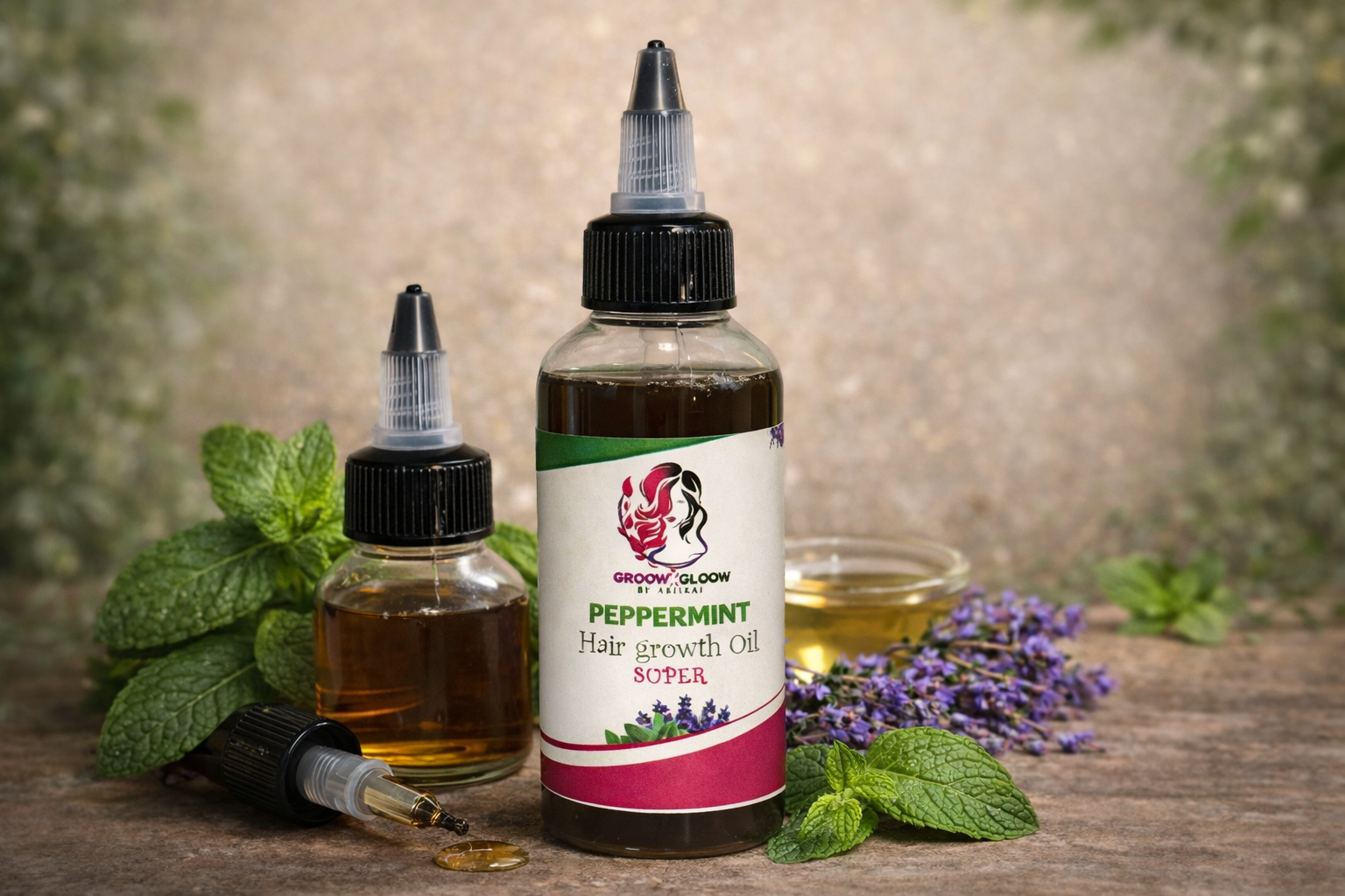 Peppermint Super hair growth oil