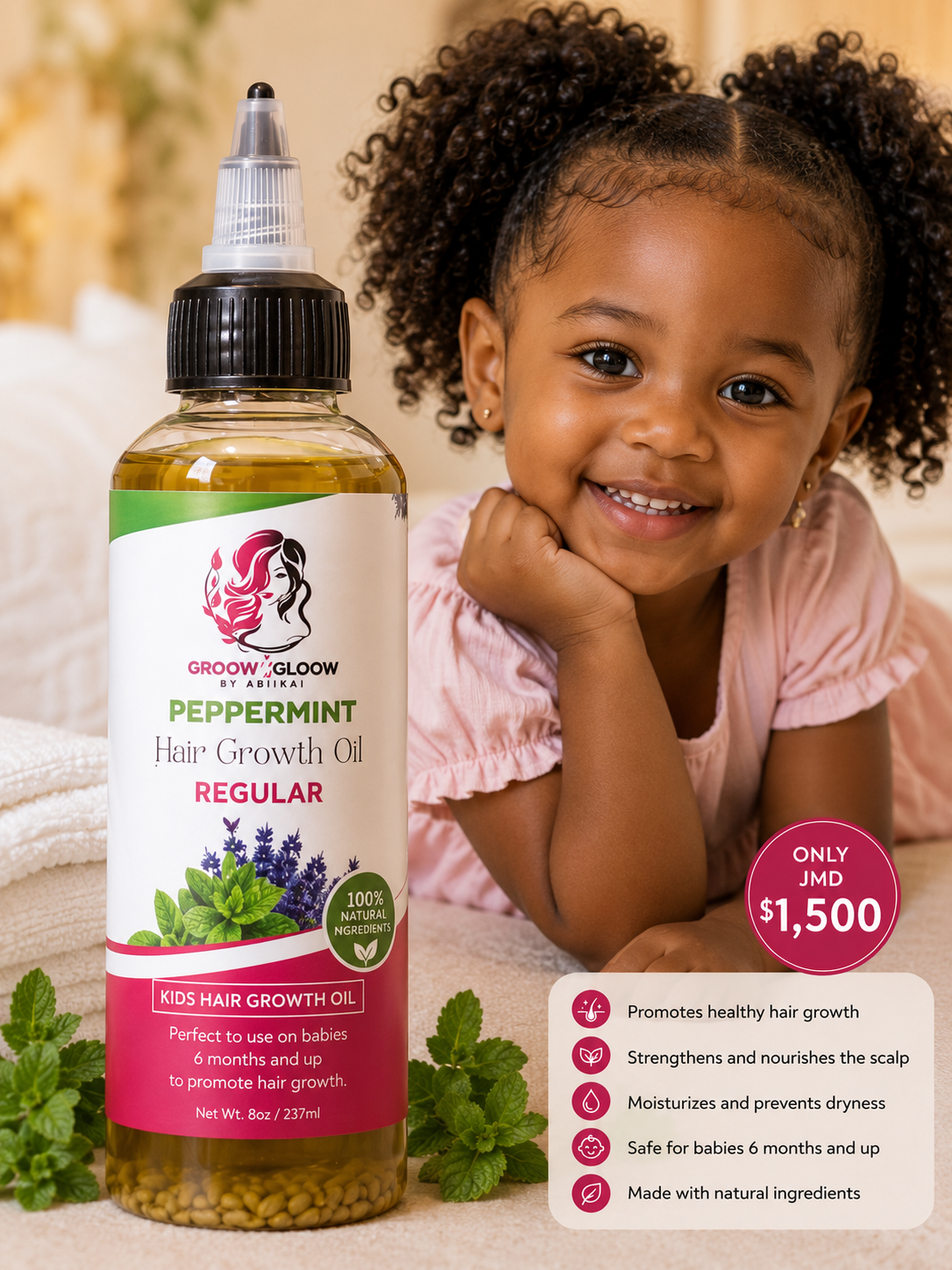 Regular Hair growth oil for Kids