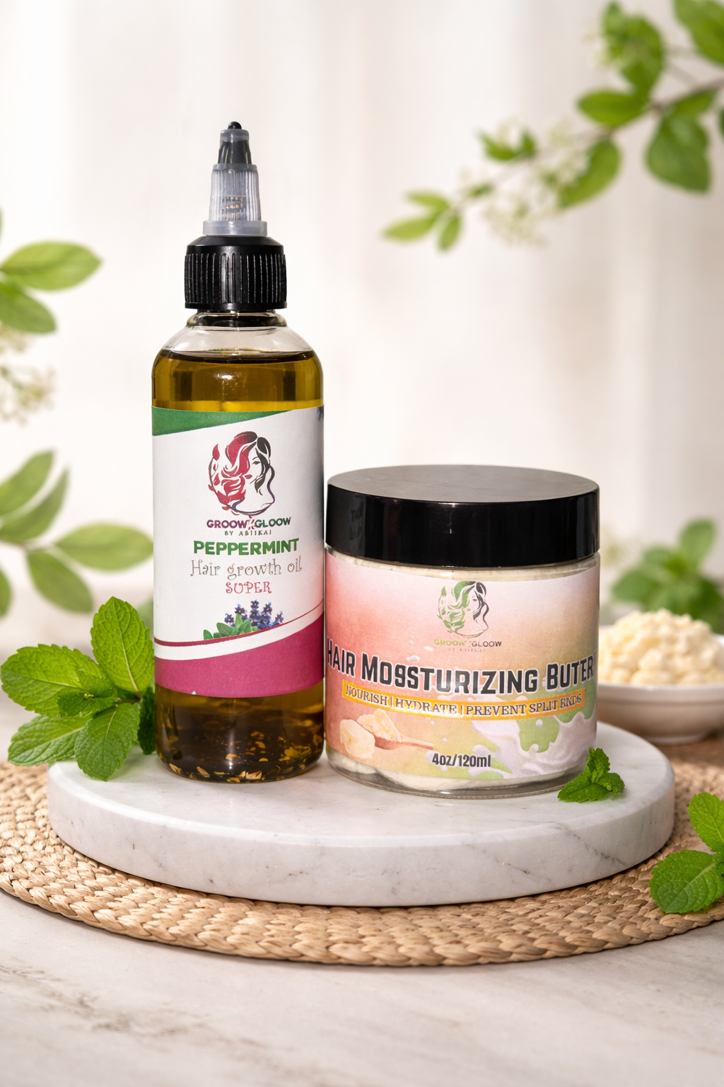 Peppermint super hair combo