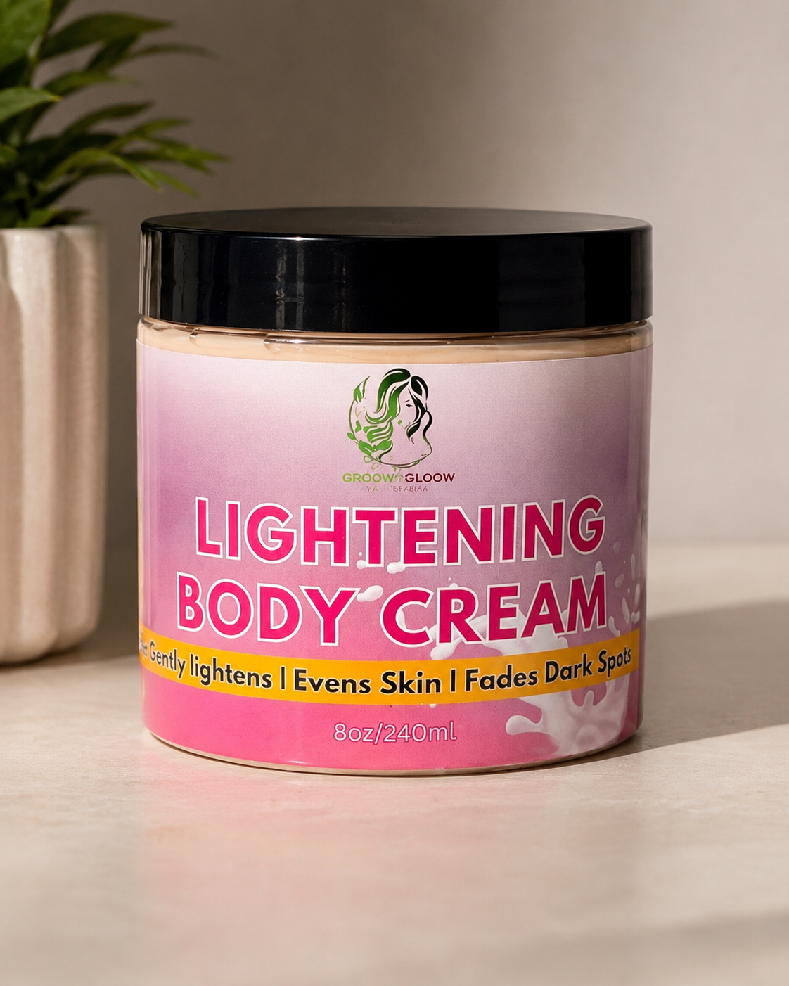 Lightening body cream 8oz